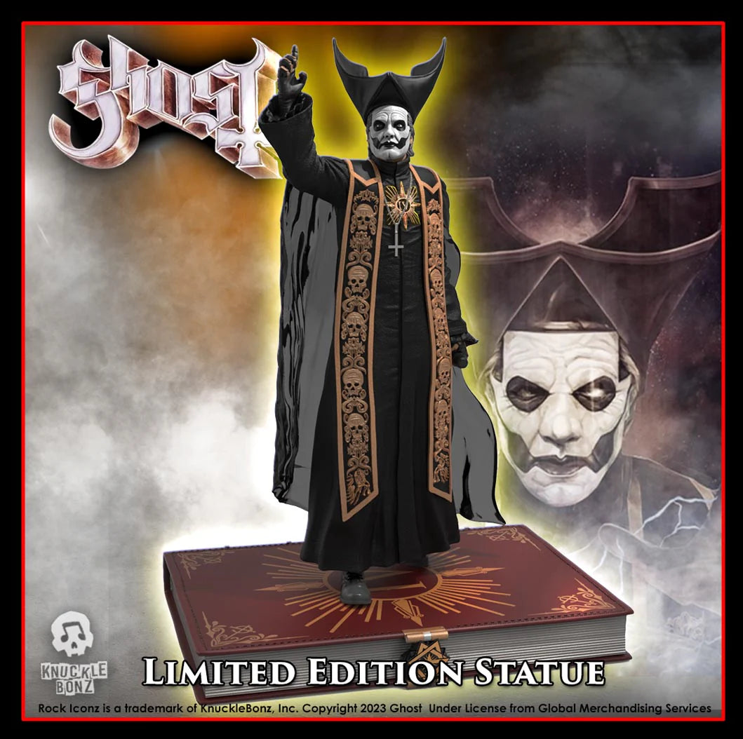 Papa Emeritus IV Statuette (Black Robes) - Rock Iconz 