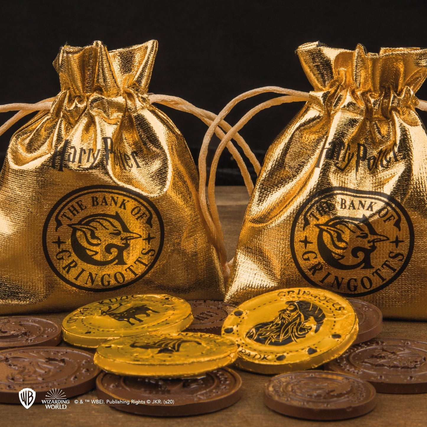*Moule en forme de pièces en chocolat Gringotts