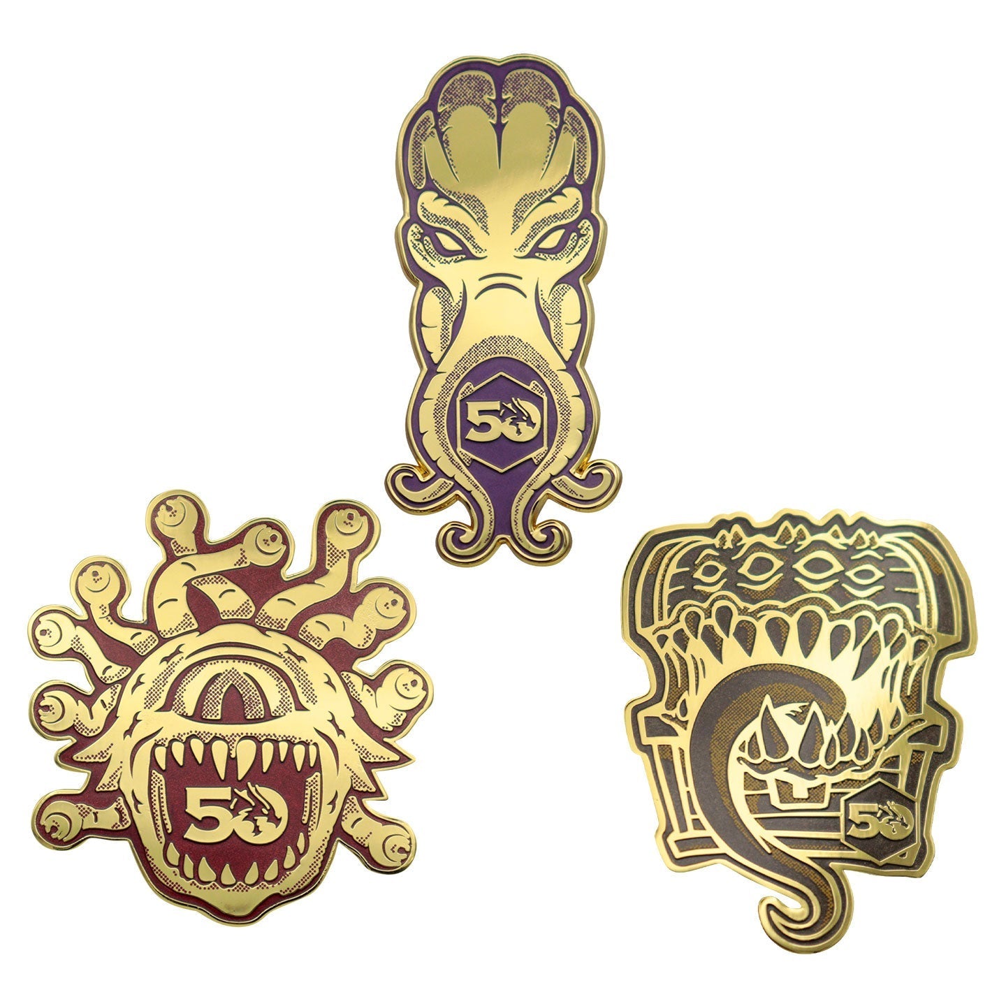 Pin's Dungeons & Dragons - 50th Anniversary Set of 3