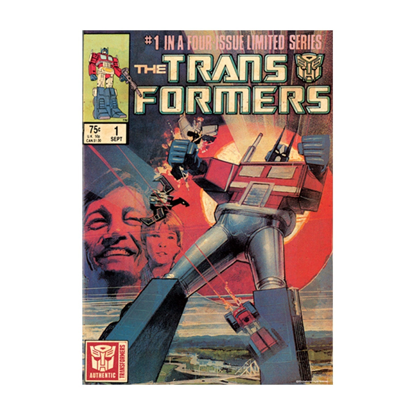 Affiche collector A3 Transformers - 40th Anniversary