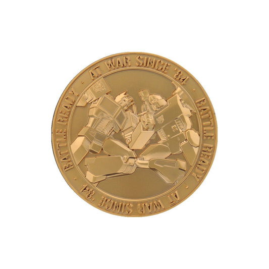 Pièce collector Transformers - 40th Anniversary 24K Gold Plated
