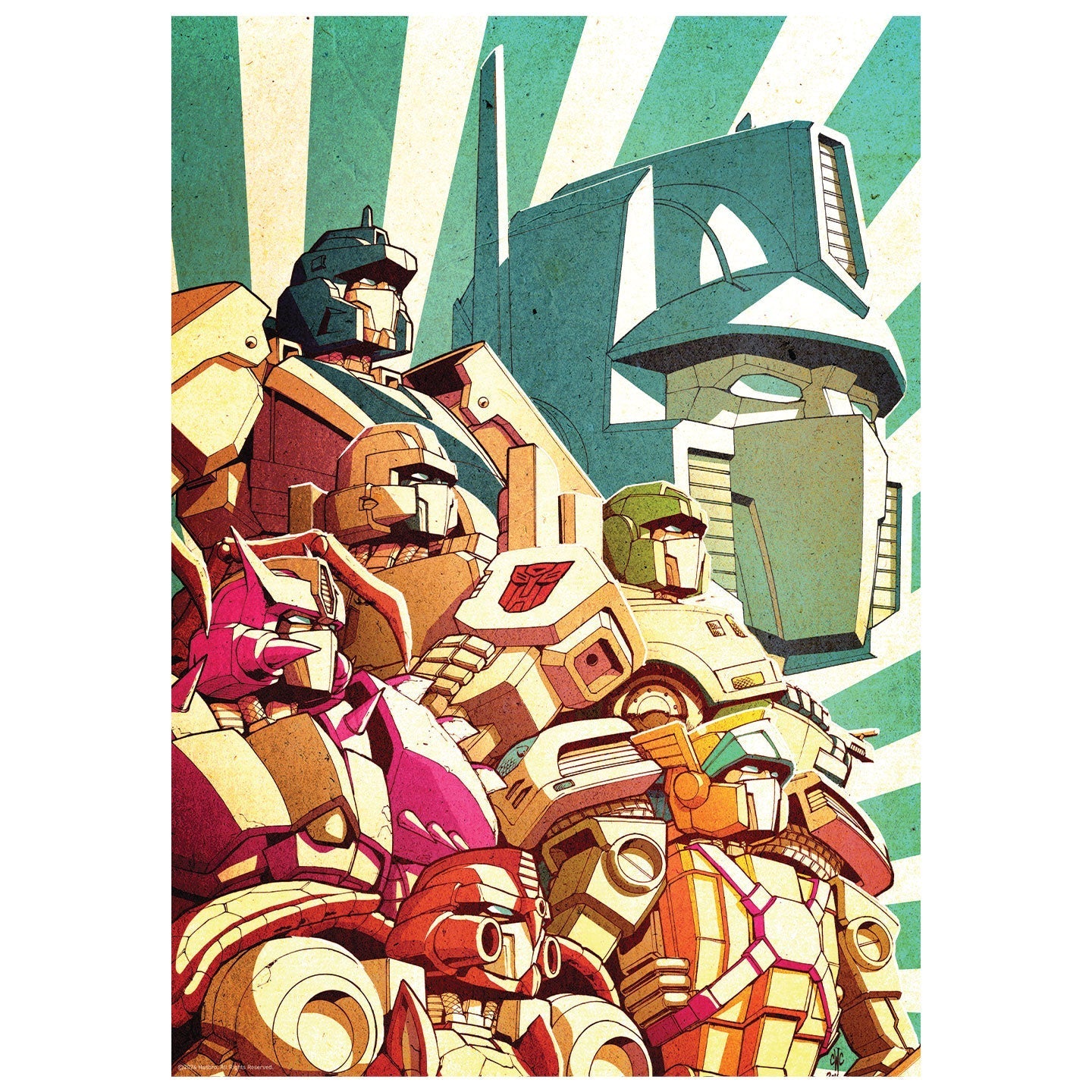 Affiche collector Transformers - Optimus Prime A3