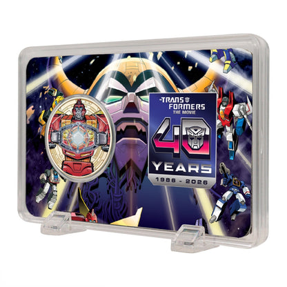 Transformers: The Movie – Limited Edition 40th Anniversary 24k Gold Plated Presentation Coin
