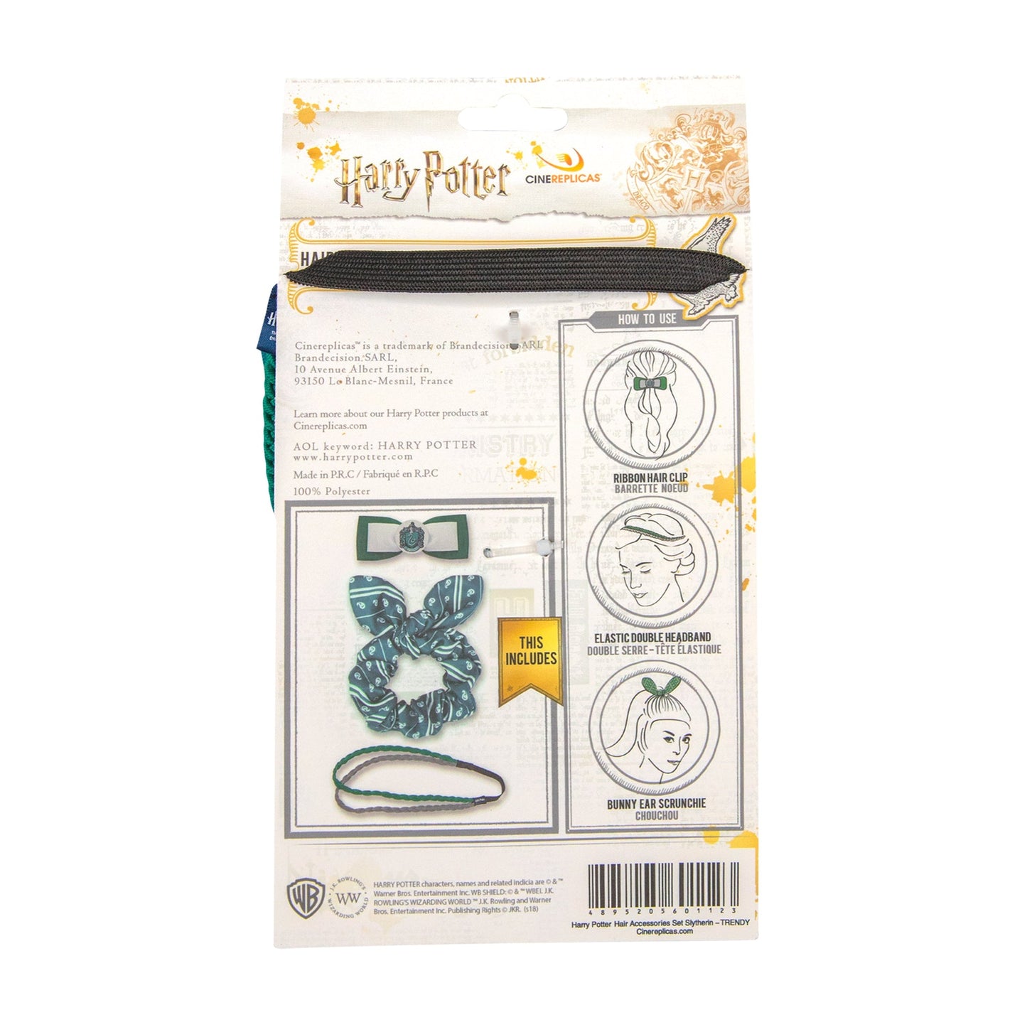 *Set de 3 Accessoires Cheveux Serpentard Trendy