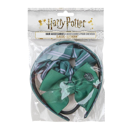 *Set de 3 Accessoires Cheveux Serpentard Classique