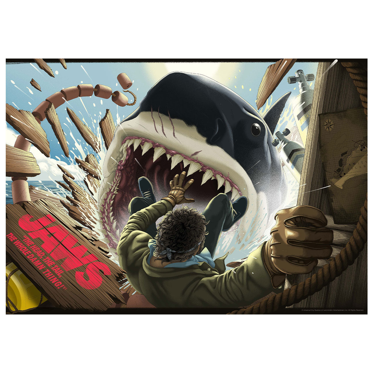 Affiche collector Les Dents de la Mer