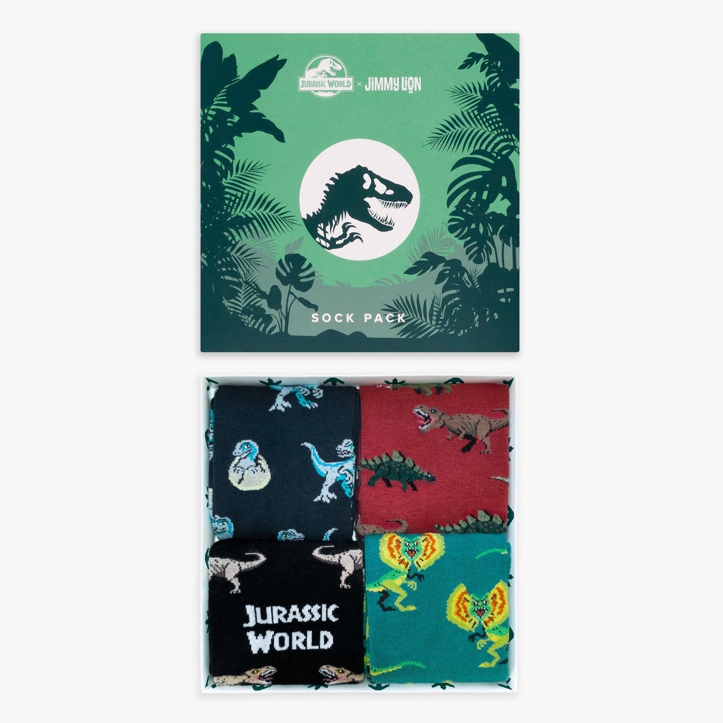 Coffret Chaussettes Jurassic World 4-Pack
