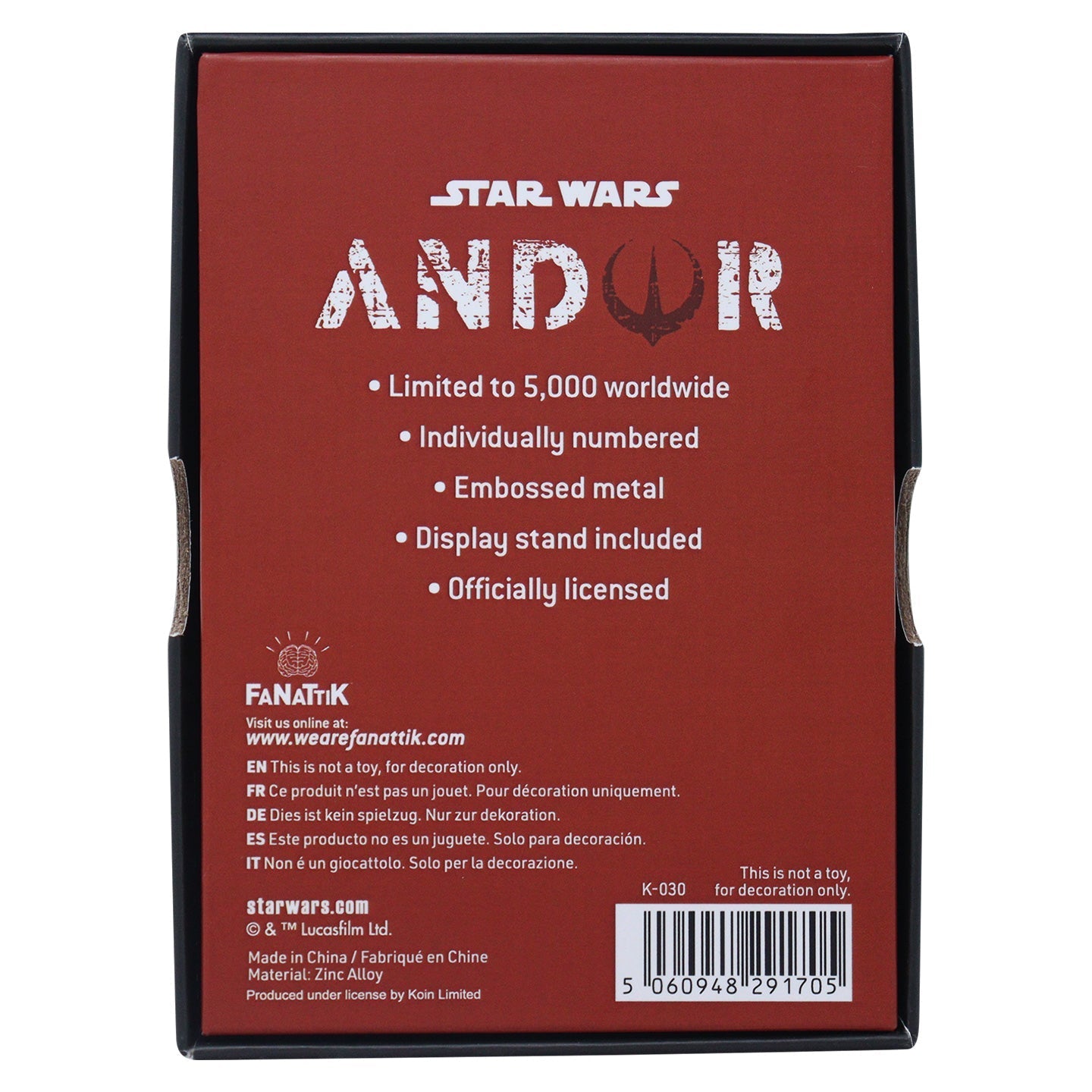 Lingot collector Star Wars - Andor
