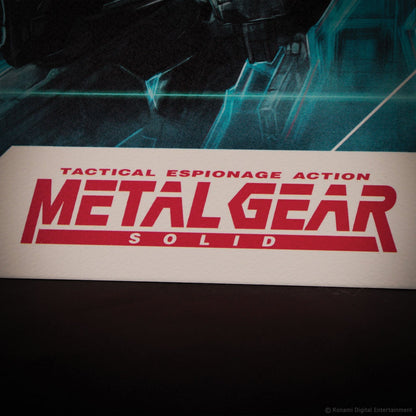 Affiche collector Metal Gear Solid - Montage A3