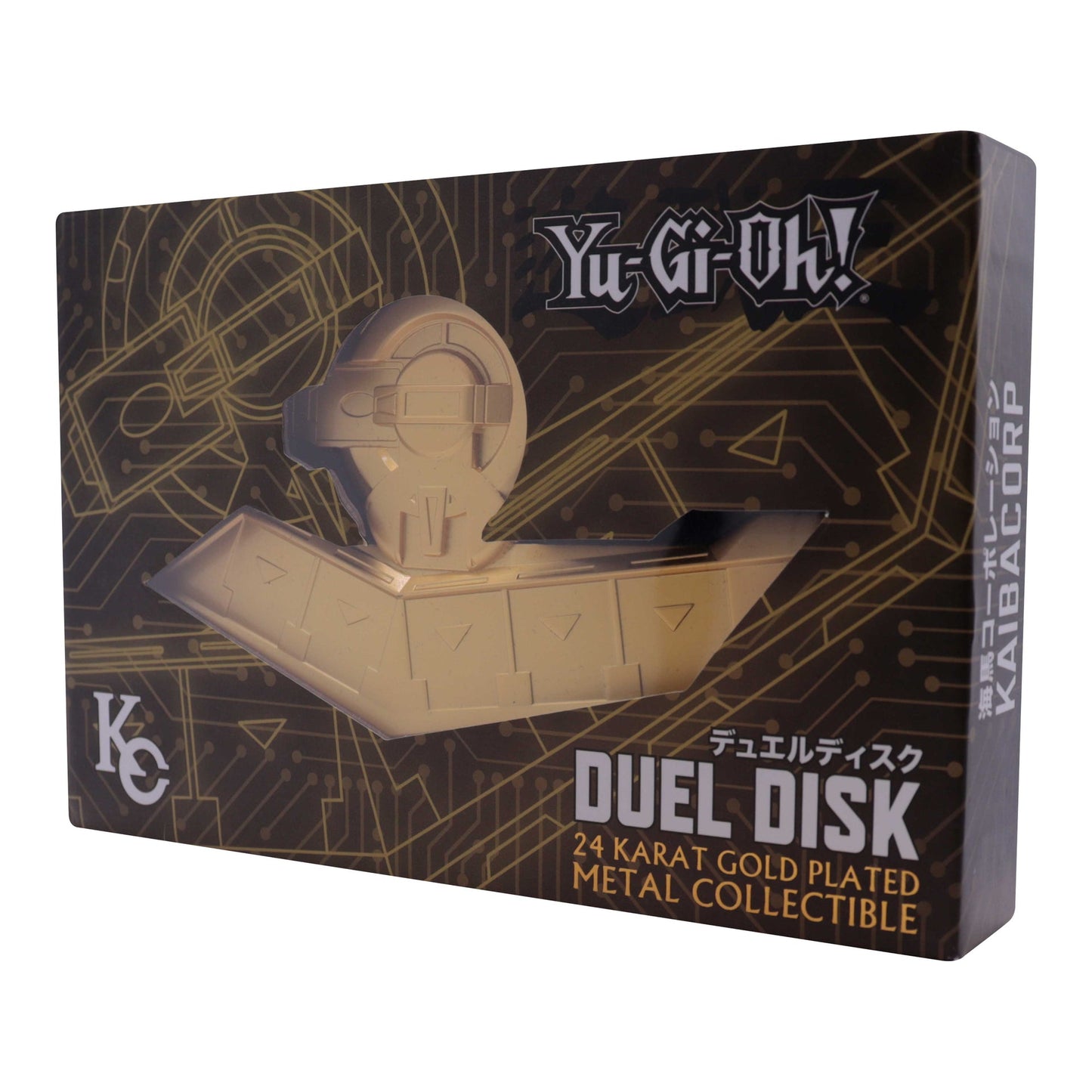 Réplique collector Yu-Gi-Oh! - 24K Gold Plated Duel Disk Mini
