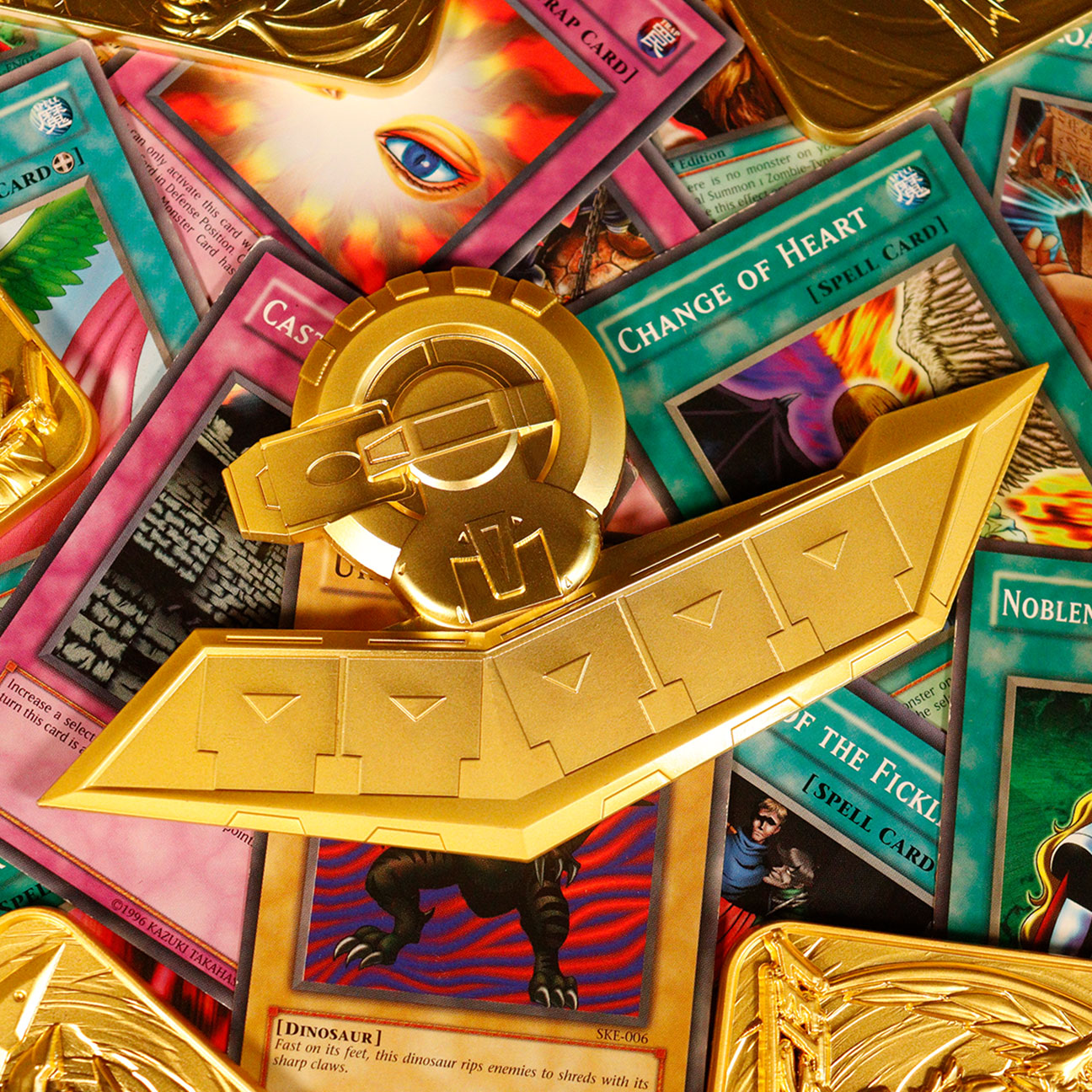 Réplique collector Yu-Gi-Oh! - 24K Gold Plated Duel Disk Mini