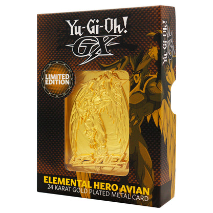 Lingot plaqué or collector Yu-Gi-Oh! - GX Elemental Hero Avian 24KLLingot plaqué or collector Yu-Gi-Oh! - GX Elemental Hero Avian 24KiLingot plaqué or collector Yu-Gi-Oh! - GX Elemental Hero Avian 24KnLingot plaqué or collector Yu-Gi-Oh! - GX Elemental Hero Avian 24KgLingot plaqué or collector Yu-Gi-Oh! - GX Elemental Hero Avian 24KoLingot plaqué or collector Yu-Gi-Oh! - GX Elemental Hero Avian 24KtLingot plaqué or collector Yu-Gi-Oh! - GX Elemental Hero Avian 24K Lingot plaqué or collector Yu-Gi-Oh! - GX E