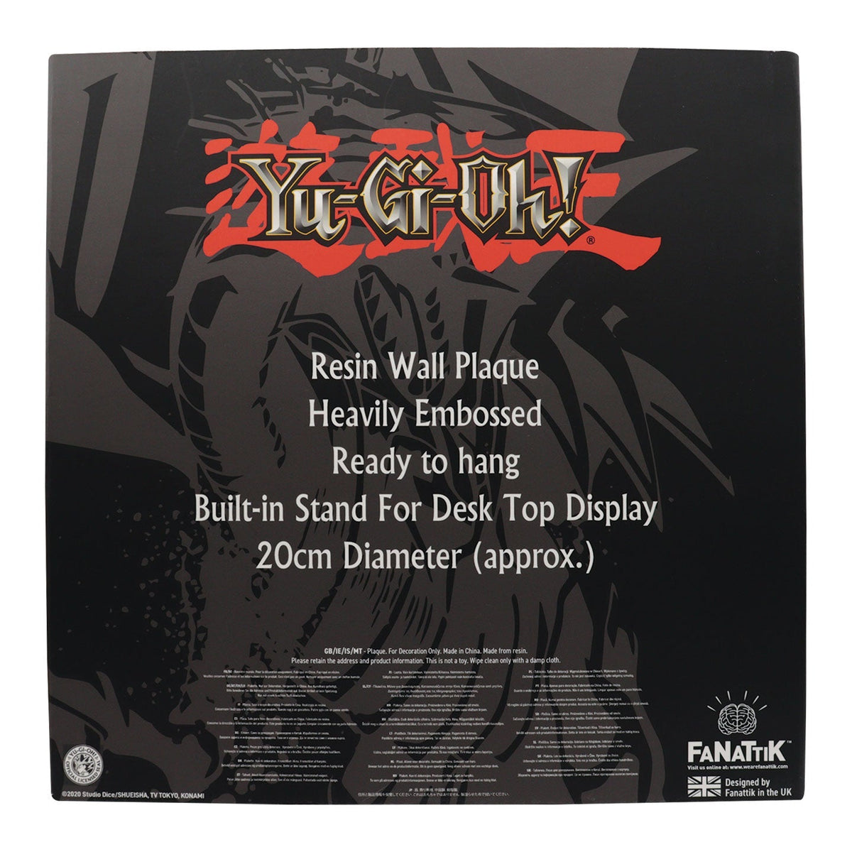 Plaque résine Yu-Gi-Oh! - Blue Eyes White Dragon