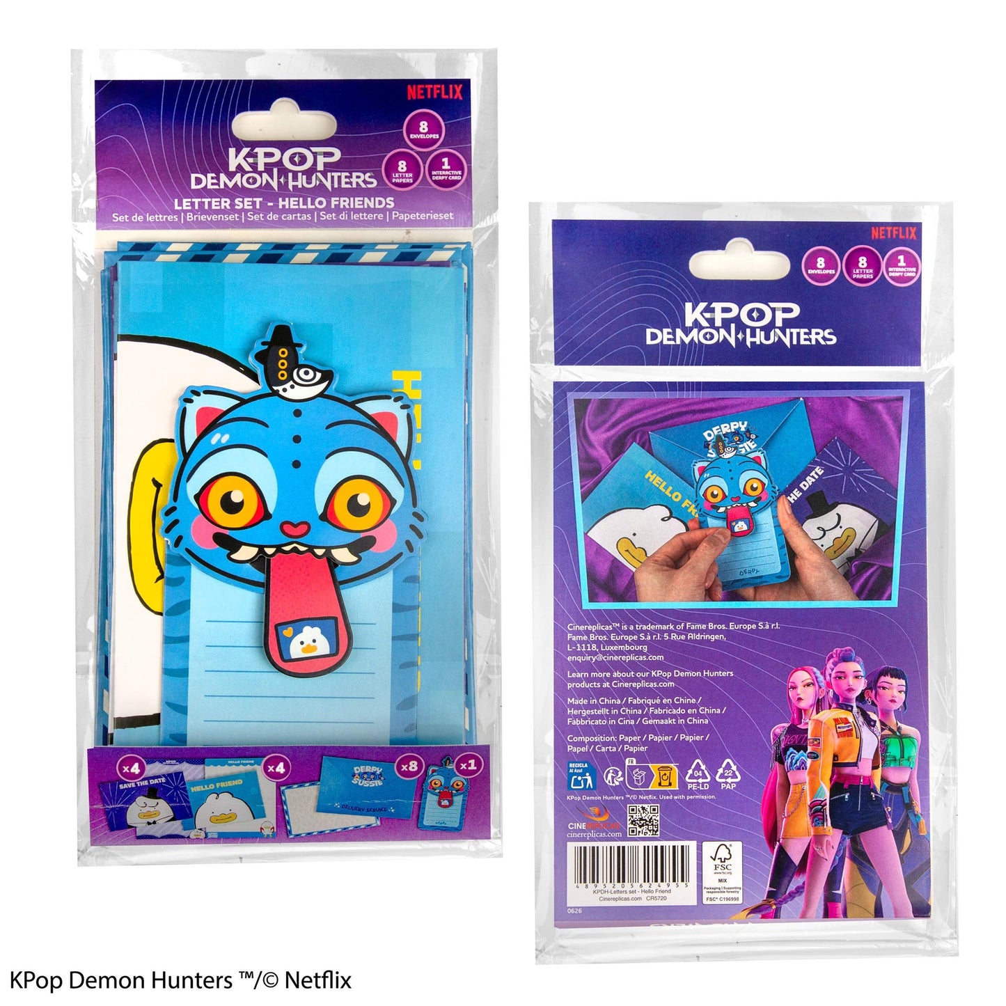 KPop Demon Hunters Stationery Set - Hello Friend