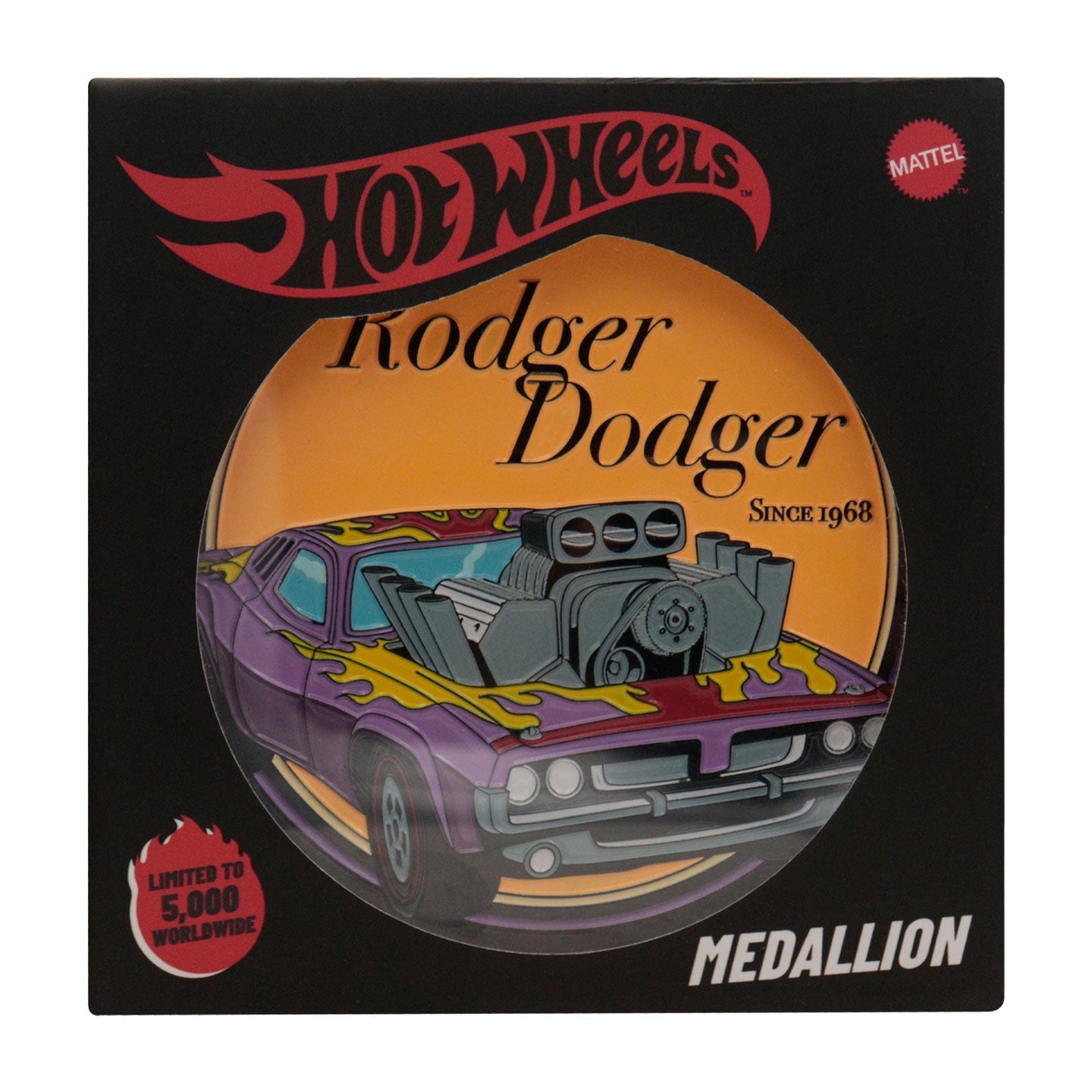 Médaillon collector Hot Wheels - ™ Rodger Dodger™