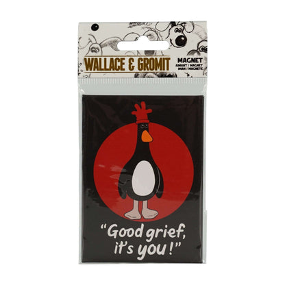 Wallace & Gromit Magnet - Feathers
