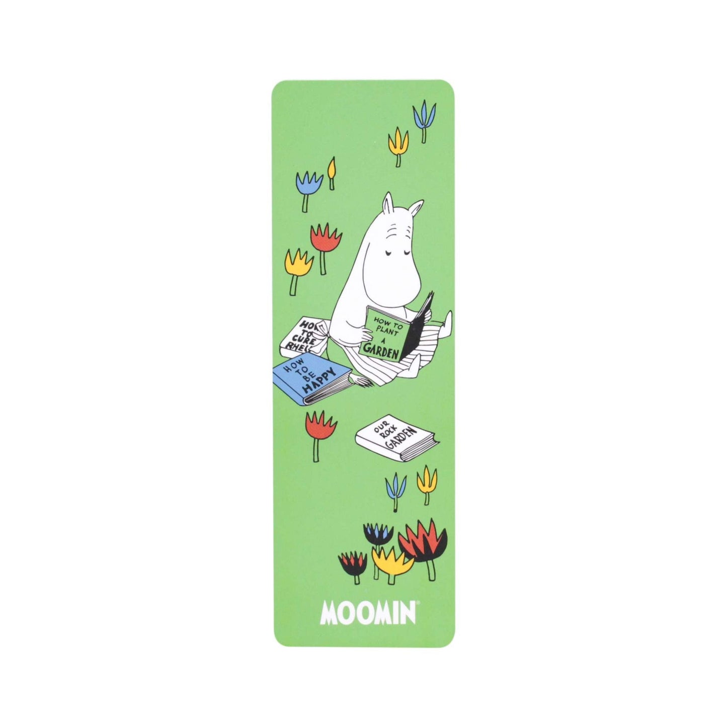 Moomin Paper Bookmark - Gardening Picnic Reading