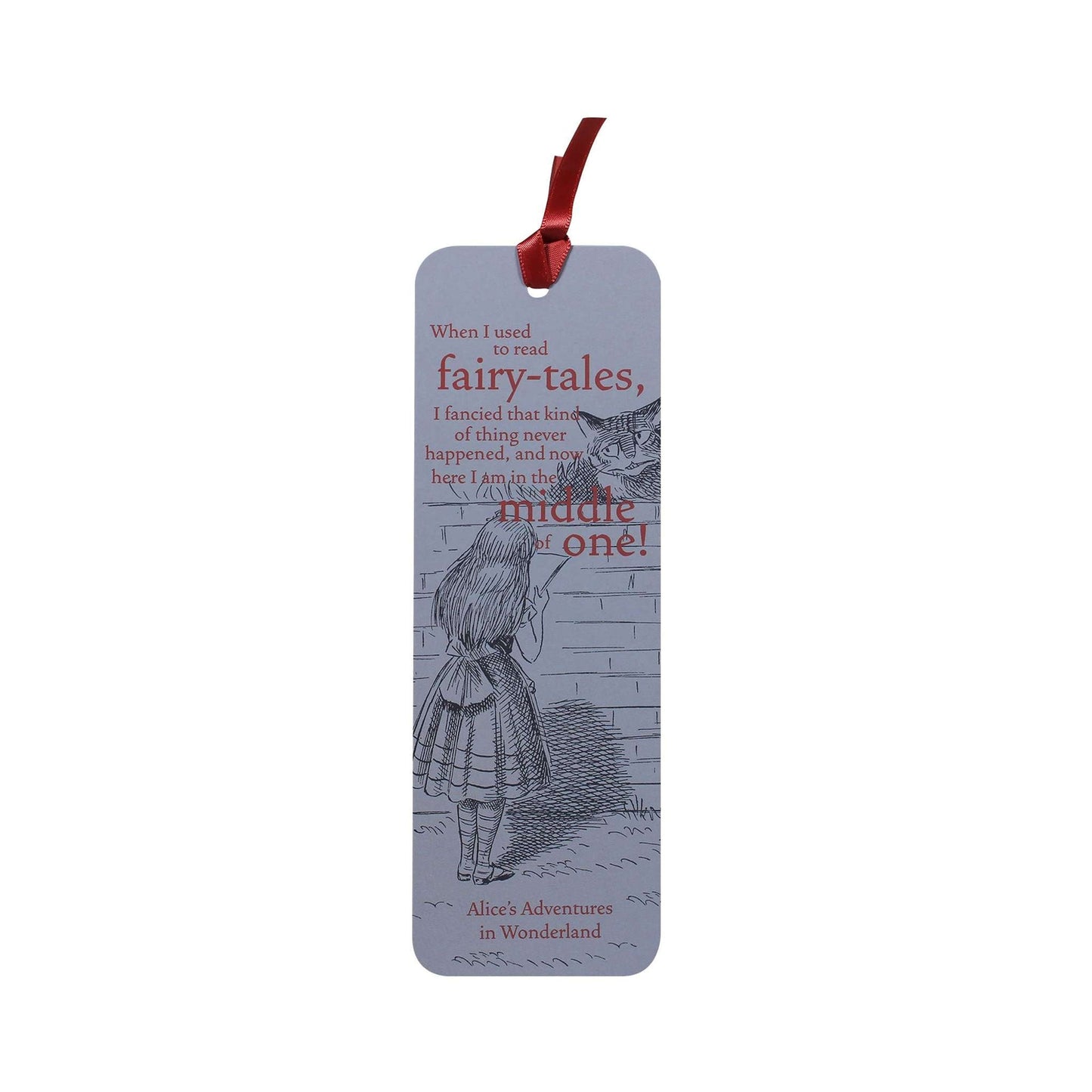 Alice in Wonderland Paper Bookmark - Alice