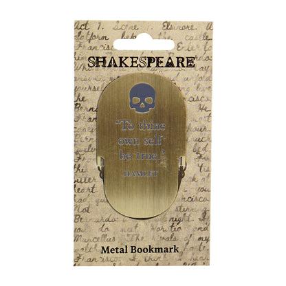 Marque-page en métal Shakespeare - Hamlet