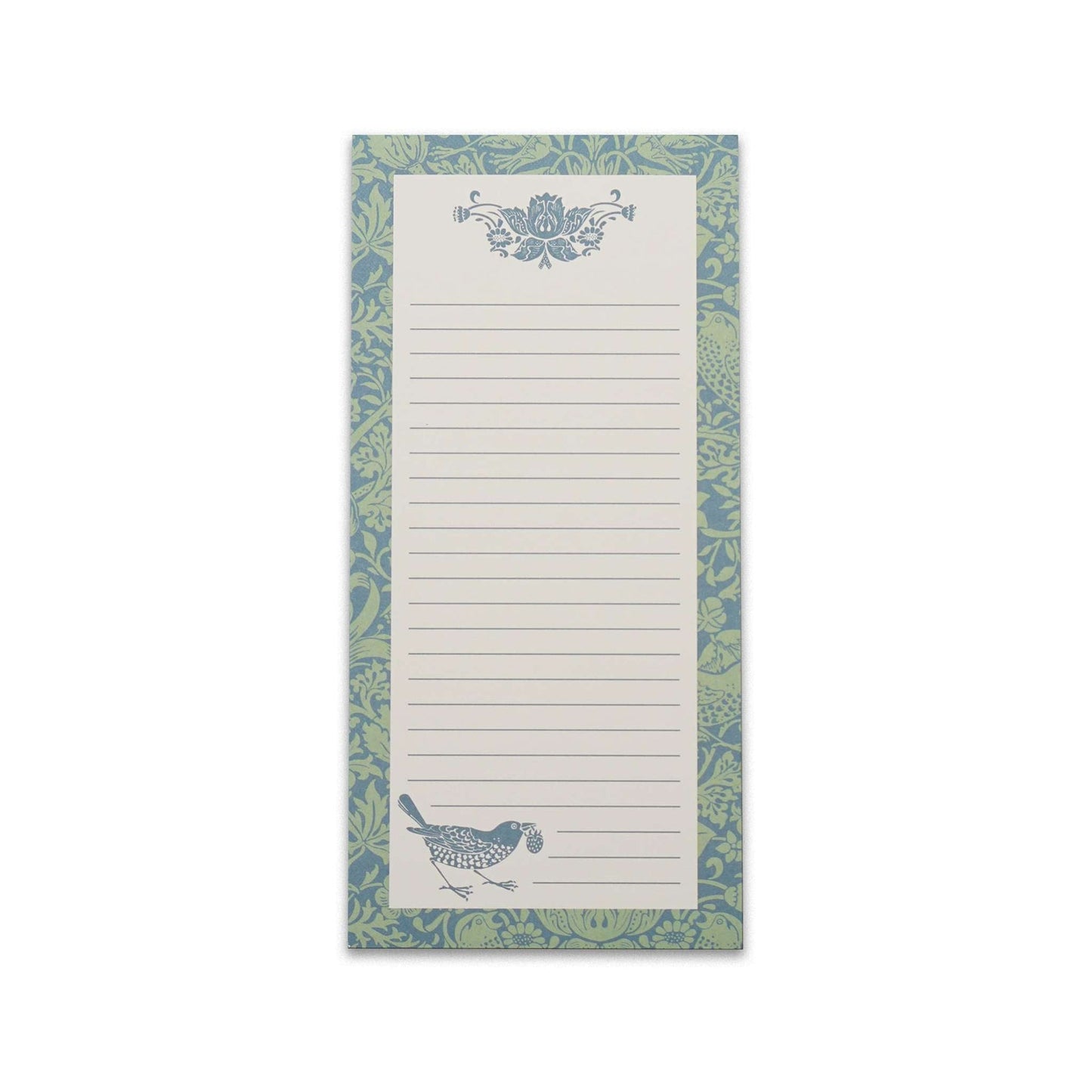 Strawberry Thief Sage William Morris Notepad