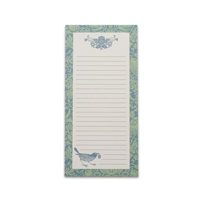 Strawberry Thief Sage William Morris Notepad