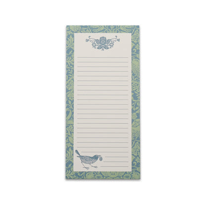 Strawberry Thief Sage William Morris Notepad