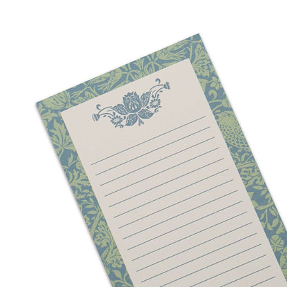 Strawberry Thief Sage William Morris Notepad