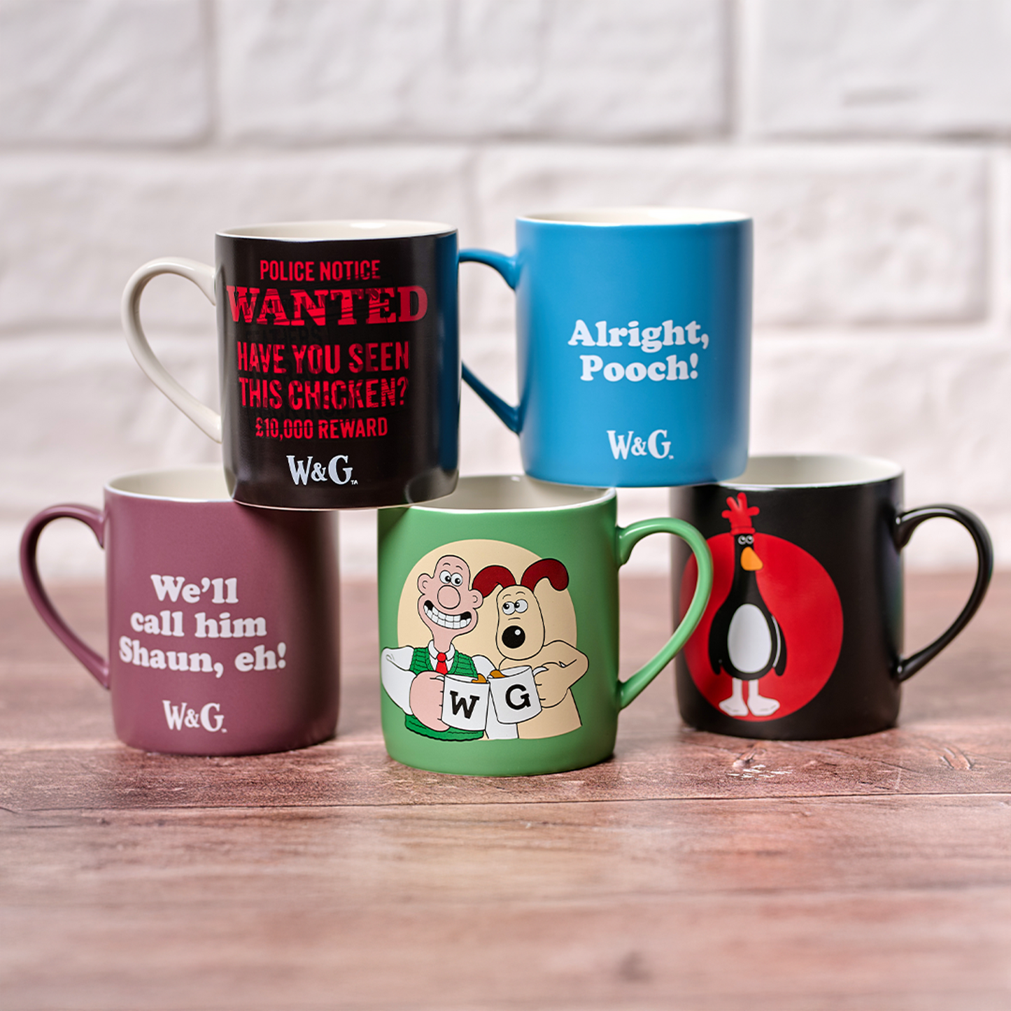 Wallace & Gromit Signature Mug - Feathers 370 ml