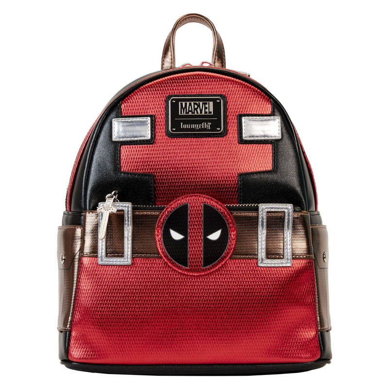 Deadpool Cosplay Mini Backpack - Metallic 