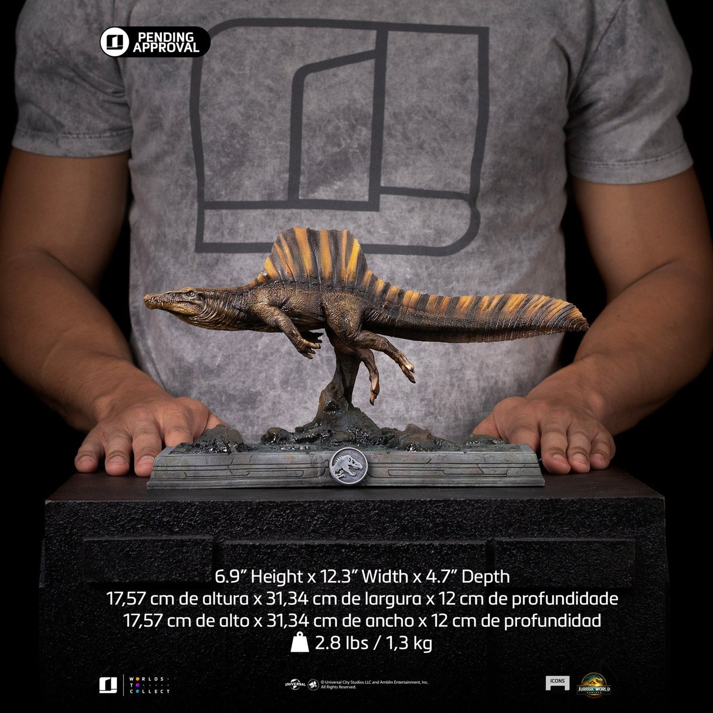 Statue Spinosaurus - Jurassic World: Rebirth - Icons