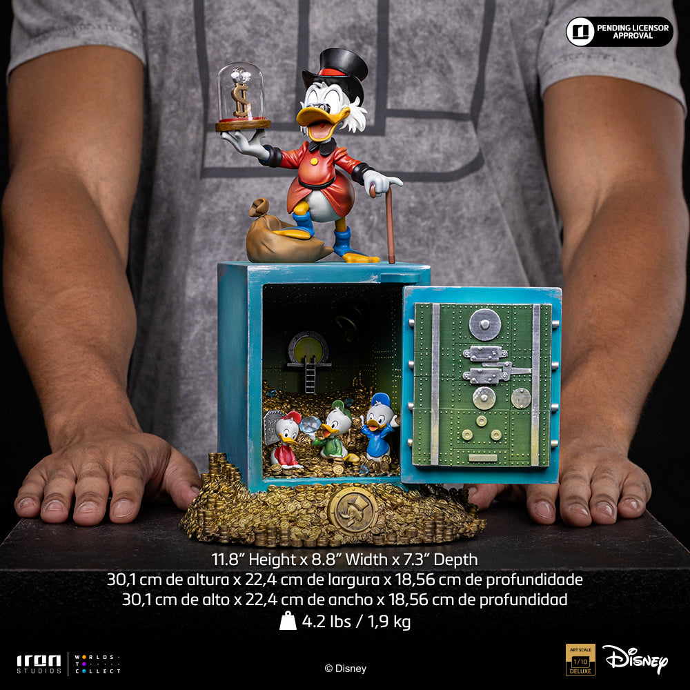 Pre-Order - Statue Uncle Scrooge Mcduck and Nephews - Duck Tales - Art Scale 1/10 - Iron Studios