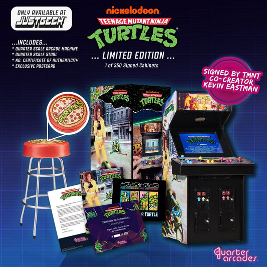 Borne d’arcade Tortues Ninja Quarter Arcade – Collector signée