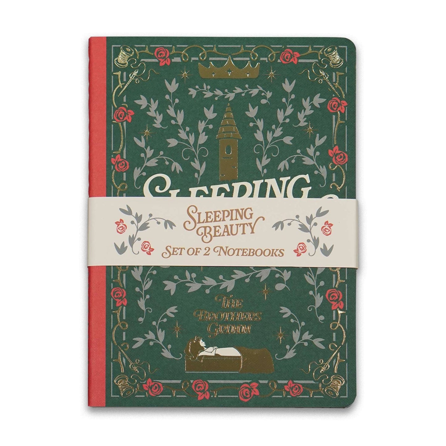 Lot de 2 carnets A5 La Belle au bois dormant