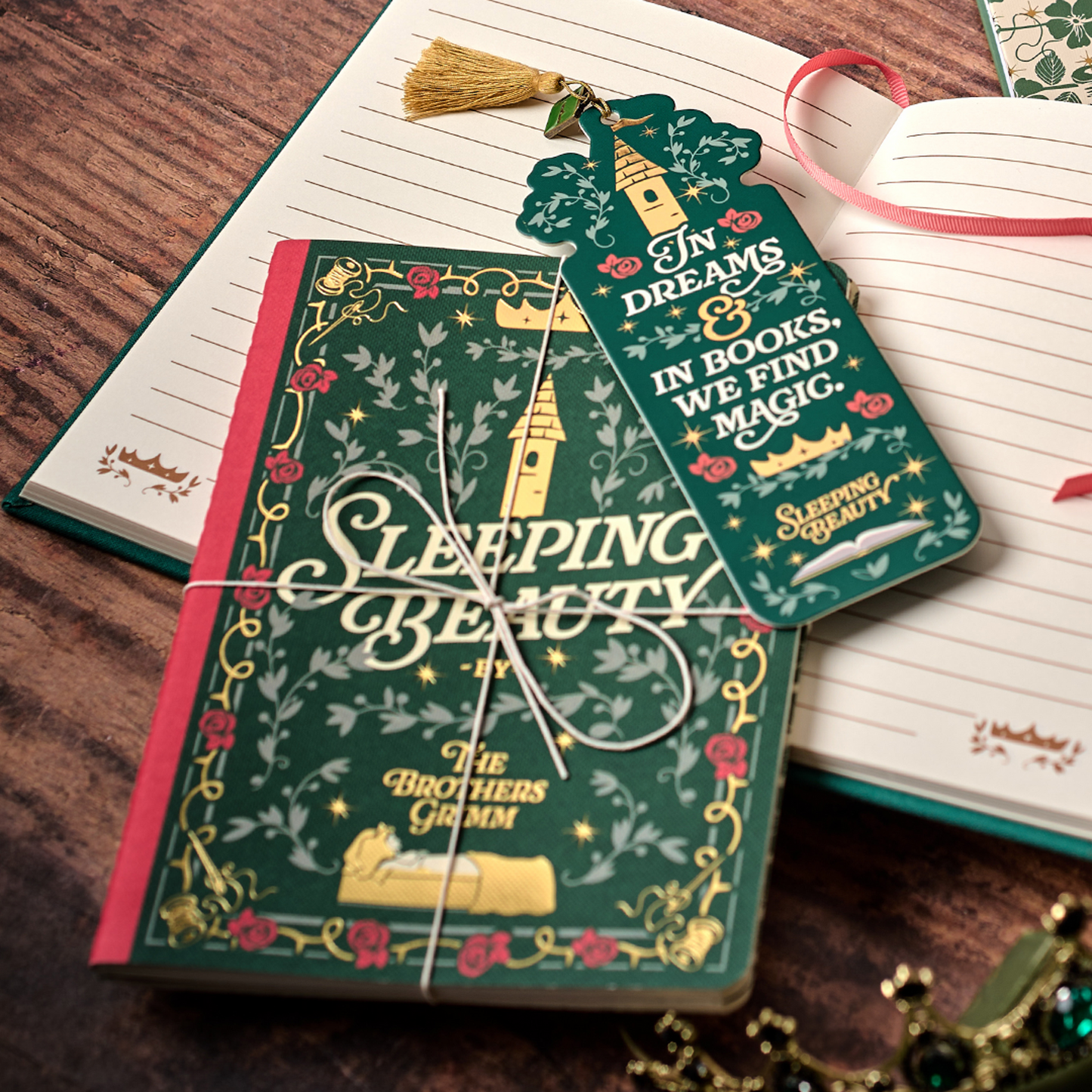 Lot de 2 carnets A5 La Belle au bois dormant