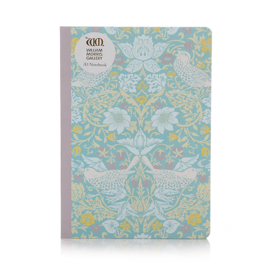 A5 William Morris Notebook - Strawberry Thief