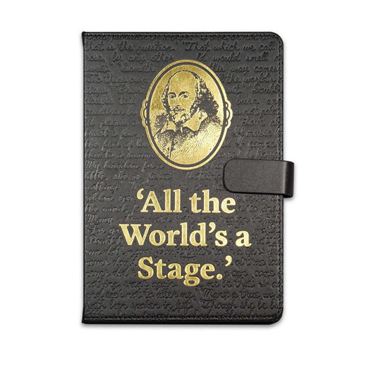 Carnet A5 souple Shakespeare - Le monde est une scène