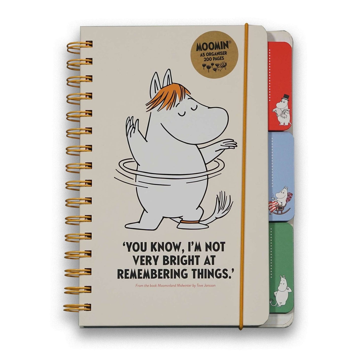 Moomin Notebook - A5 Spiral In a Spin