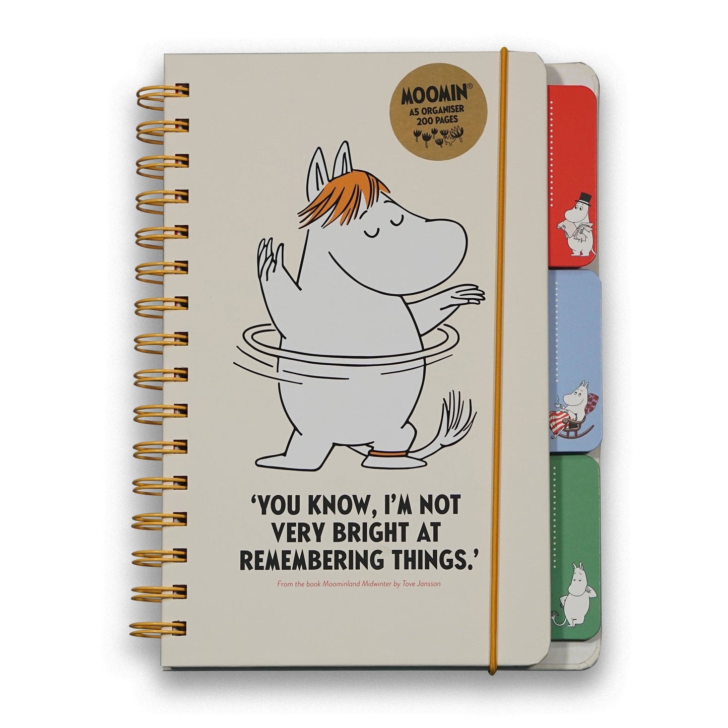 Moomin Notebook - A5 Spiral In a Spin