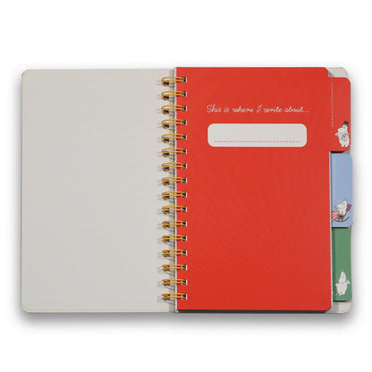 Moomin Notebook - A5 Spiral In a Spin