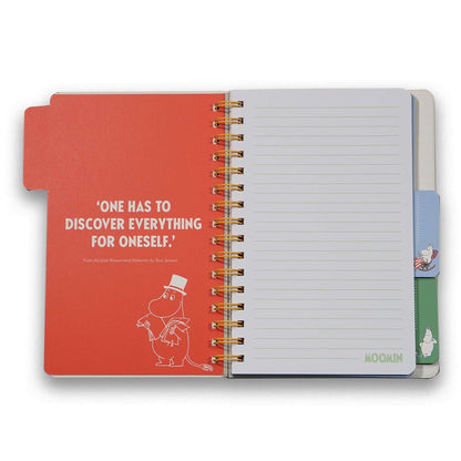 Moomin Notebook - A5 Spiral In a Spin