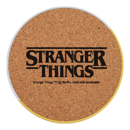 stranger things set of 4 coasters fanattik