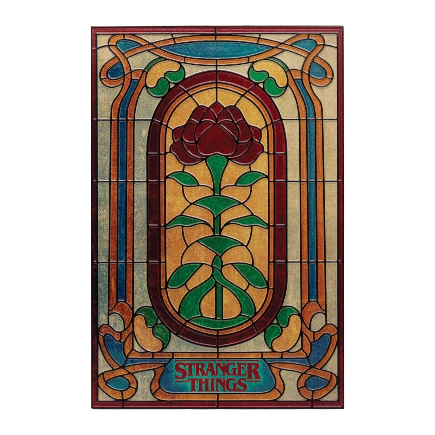 Plaque résine Stranger Things - Creel House Stained Glass Window