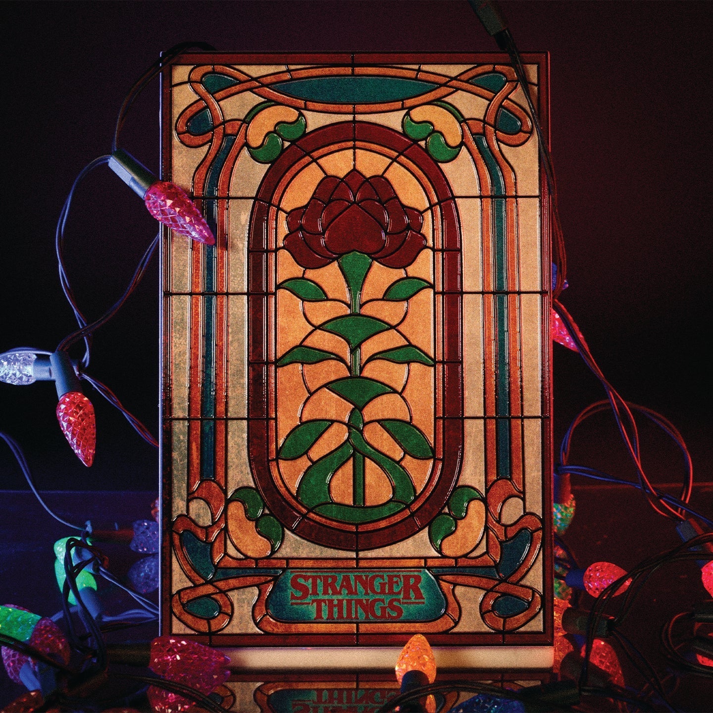 Plaque résine Stranger Things - Creel House Stained Glass Window
