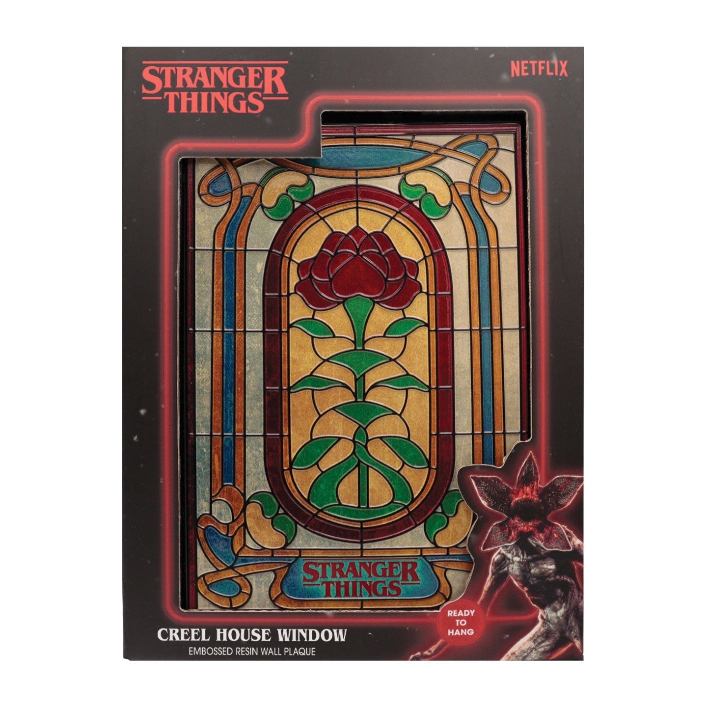 Plaque résine Stranger Things - Creel House Stained Glass Window
