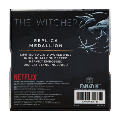 Médaillon collector The Witcher - Geralt's