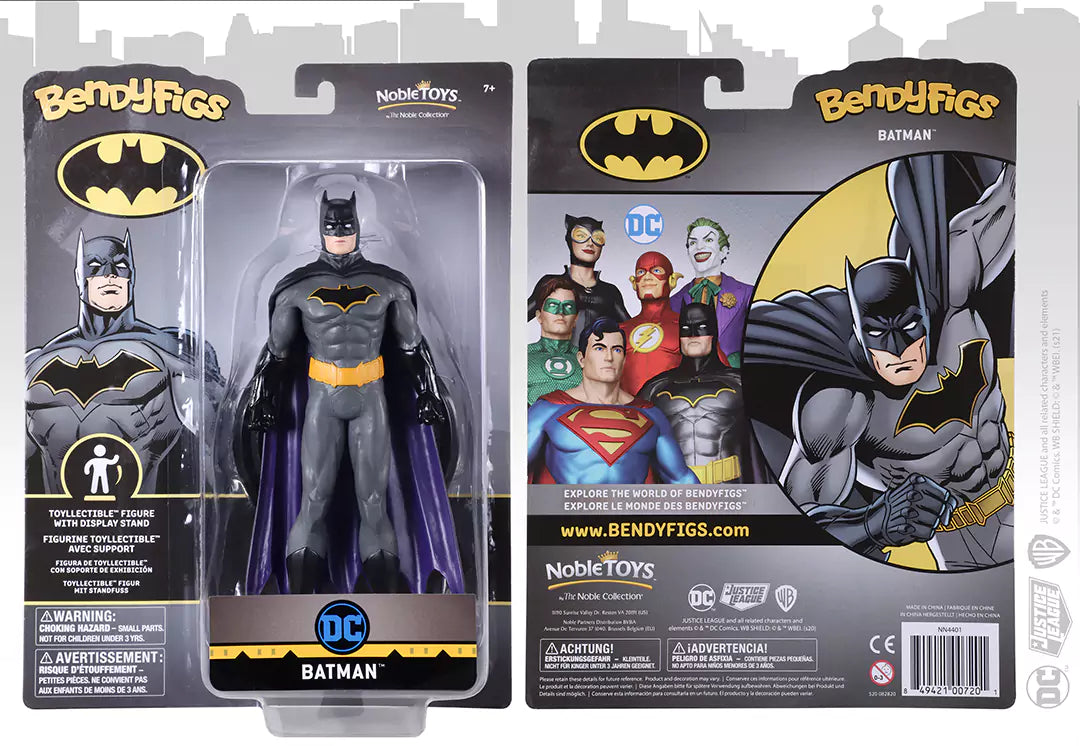 bendyfigs dc comics batman noble collection