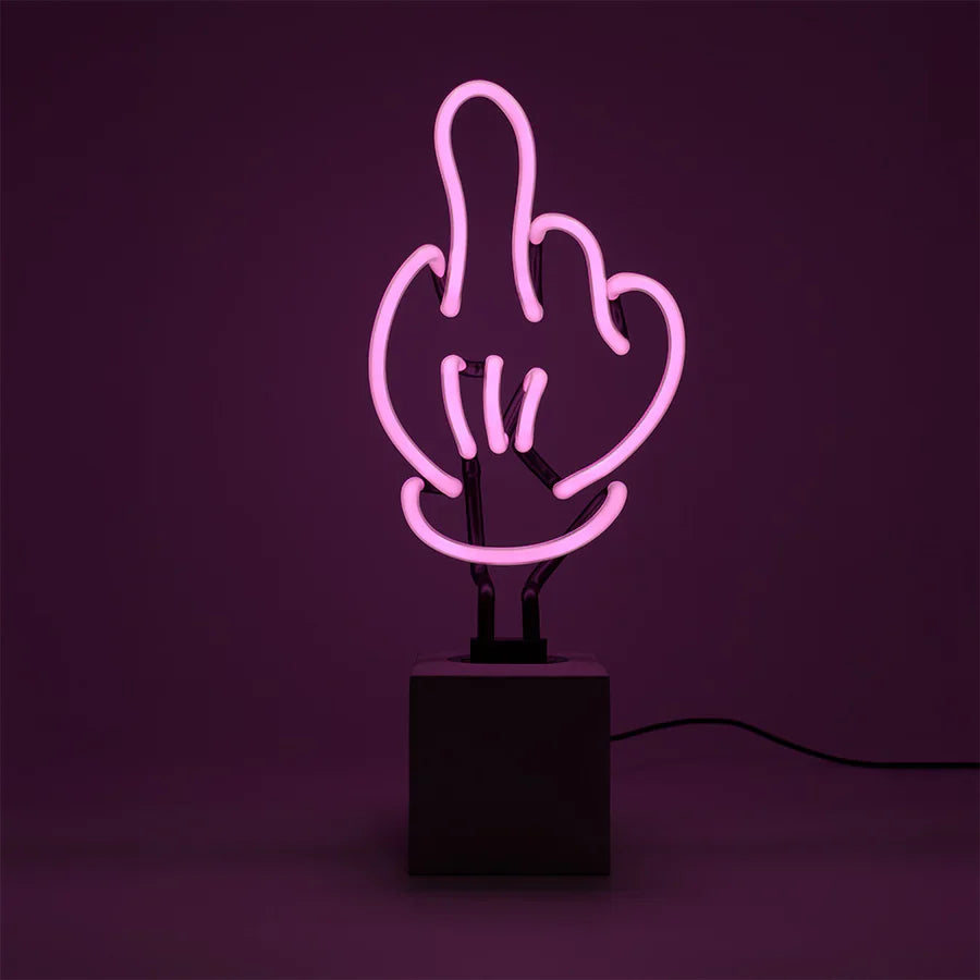 Lampe Néon Main "Fuck"