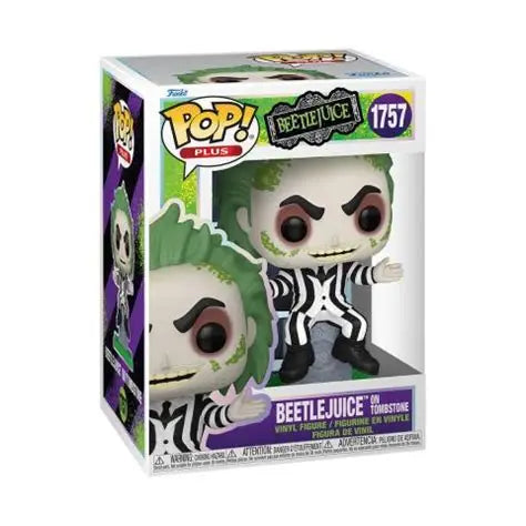 Pop! Plus Beetlejuice sur pierre tombale