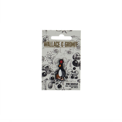 Wallace & Gromit Pin - Feathers