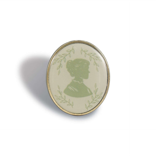 Jane Austen Pin - Silhouette
